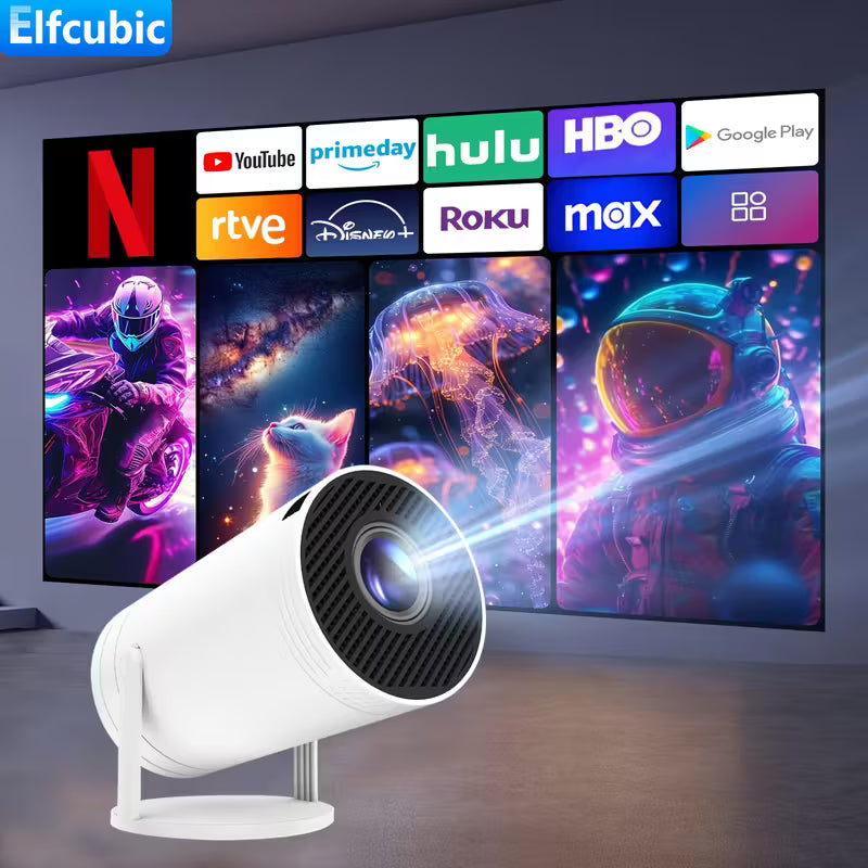 Portable Mini Projector Support 4K UHD - Vue produit